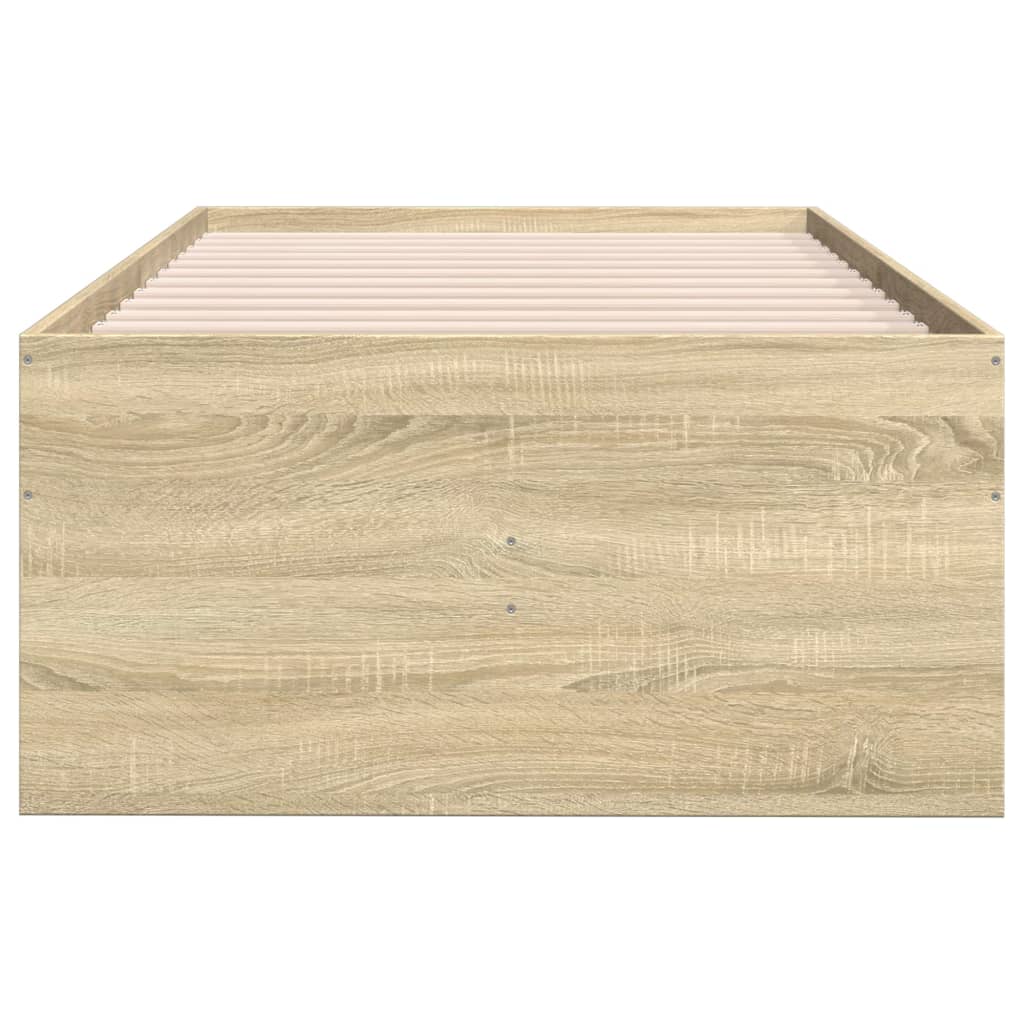 Dagseng med skuffer uten Madrass sonoma eik 100x200 cm