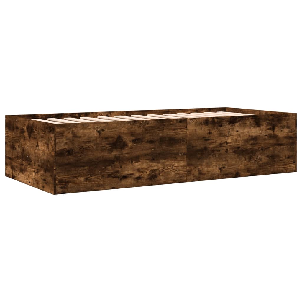 Dagseng med skuffer uten Madrass røkt eik 100x200 cm