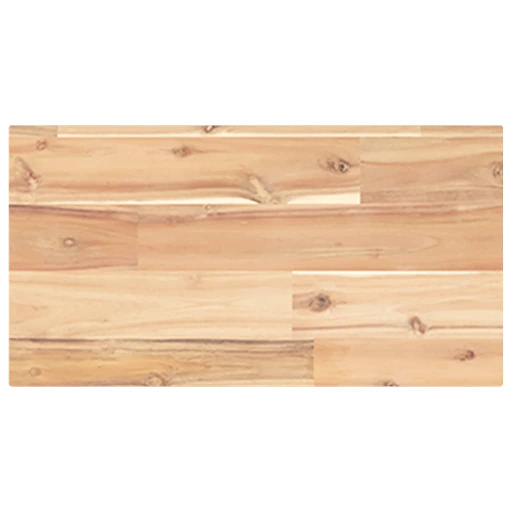 Flytende hyller 3 stk 40x20x2 cm ubehandlet heltre akasie