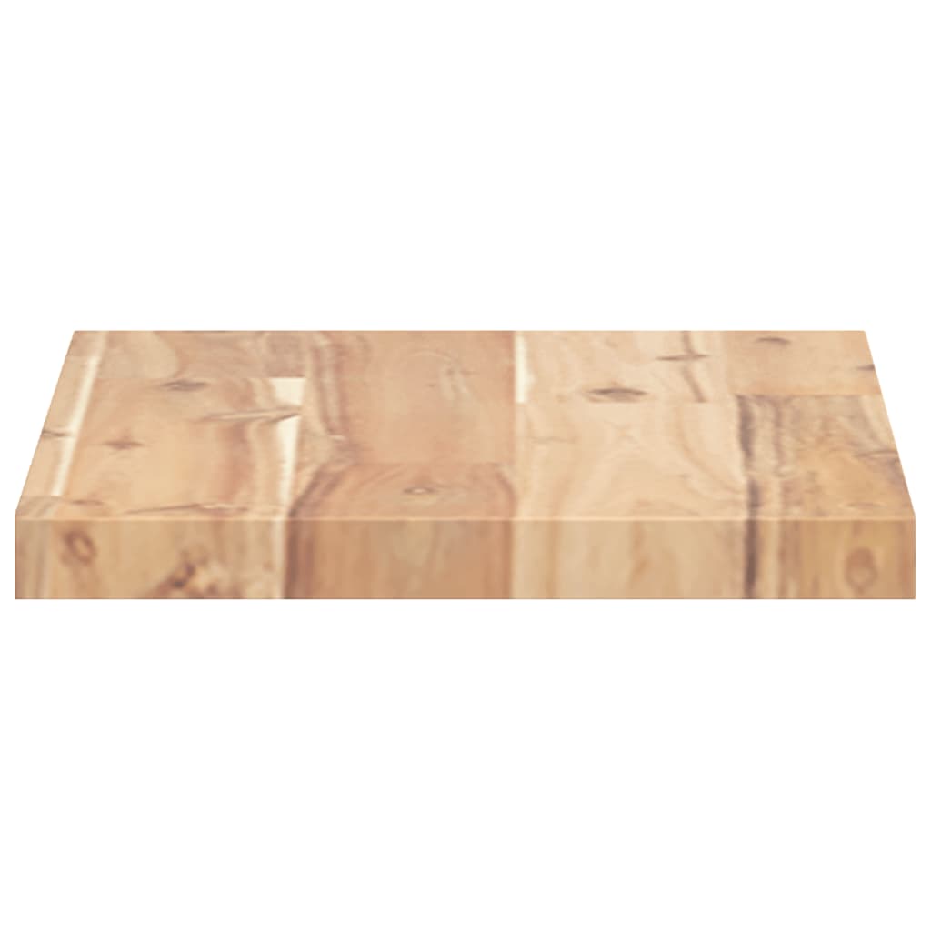 Flytende hylle 60x20x2 cm ubehandlet heltre akasie