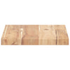 Flytende hylle 60x20x2 cm ubehandlet heltre akasie