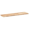 Flytende hyller 2 stk 100x20x2 cm ubehandlet heltre akasie