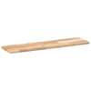 Flytende hyller 2 stk 100x20x2 cm ubehandlet heltre akasie