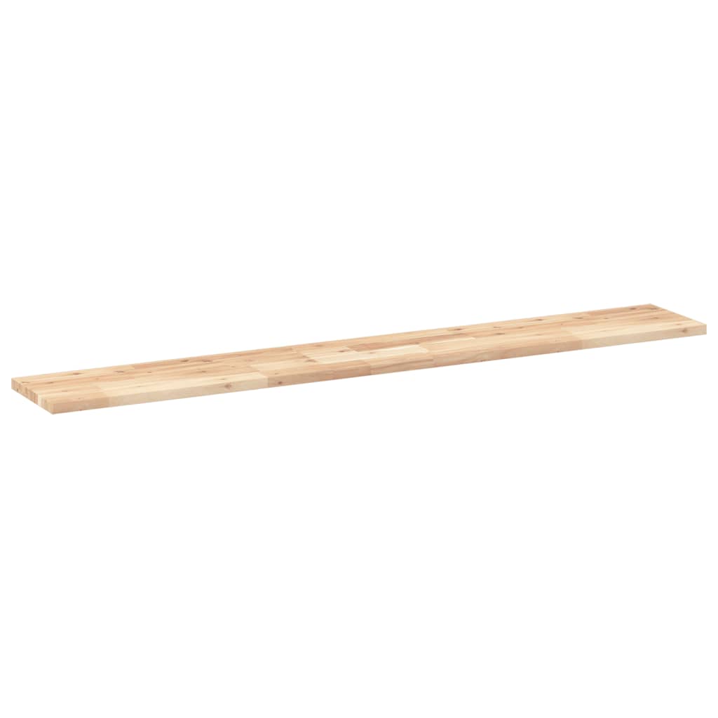 Flytende hylle 160x20x2 cm ubehandlet heltre akasie