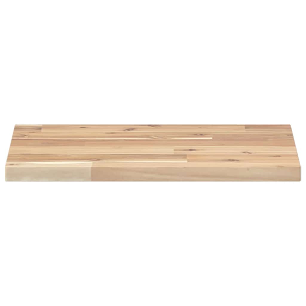 Flytende hyller 2 stk 40x30x2 cm ubehandlet heltre akasie