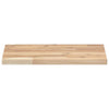 Flytende hyller 2 stk 40x30x2 cm ubehandlet heltre akasie