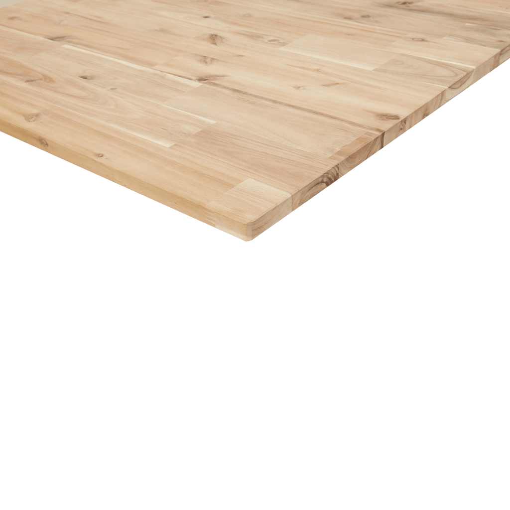 Flytende hyller 2 stk 40x30x2 cm ubehandlet heltre akasie