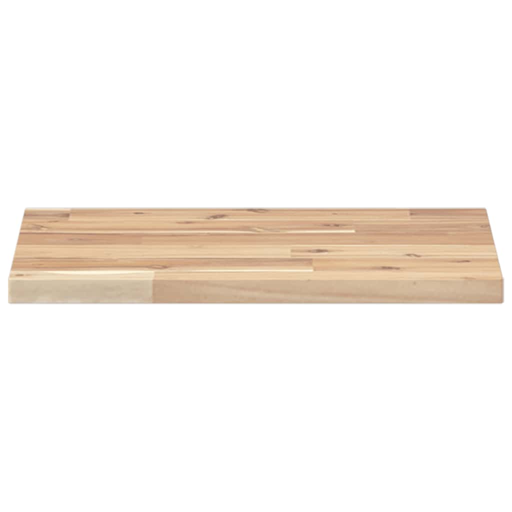 Flytende hyller 3 stk 40x30x2 cm ubehandlet heltre akasie