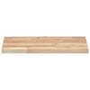 Flytende hyller 3 stk 40x30x2 cm ubehandlet heltre akasie