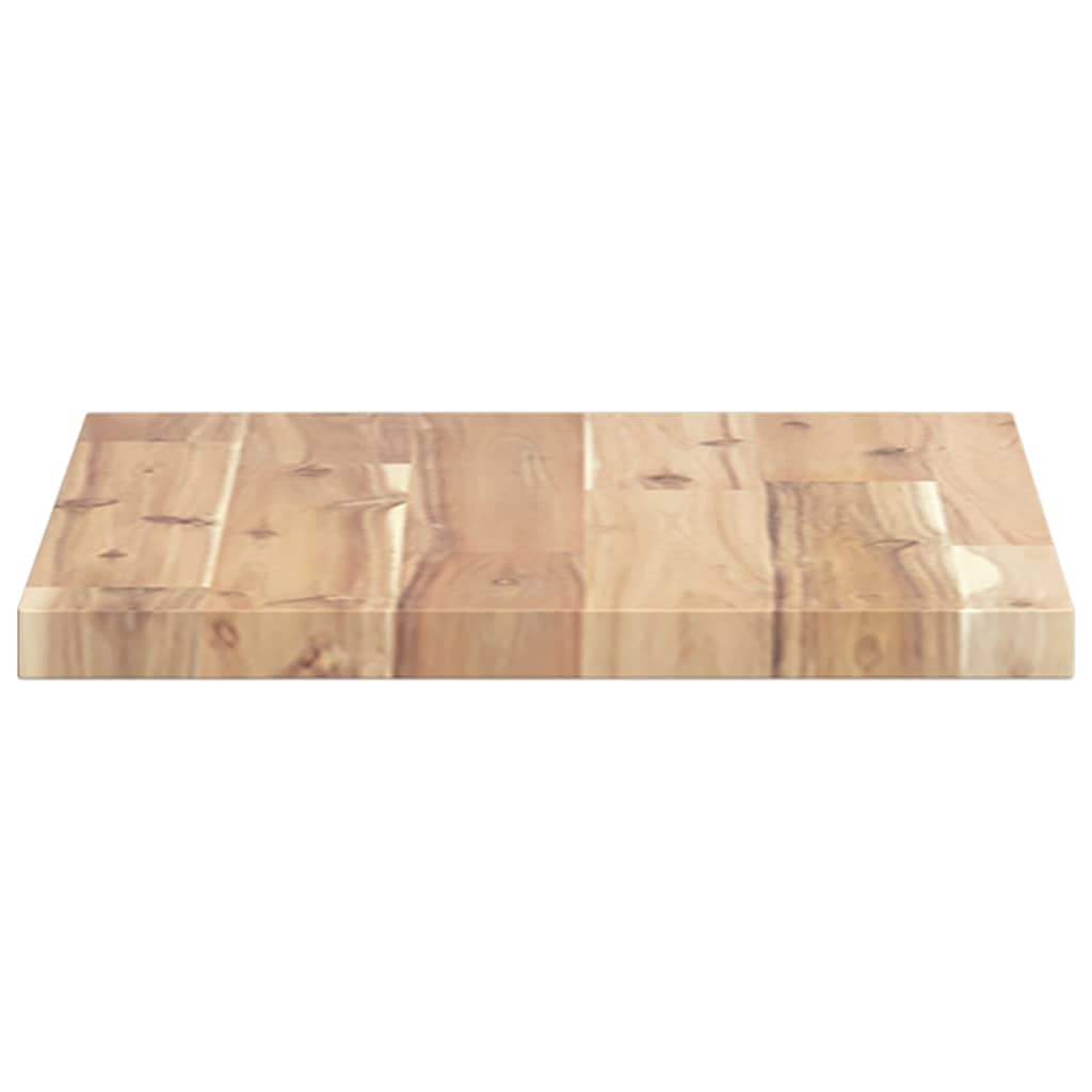 Flytende hyller 3 stk 40x30x2 cm ubehandlet heltre akasie