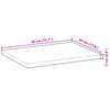Flytende hyller 3 stk 40x30x2 cm ubehandlet heltre akasie