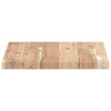Flytende hyller 4 stk 40x30x2 cm ubehandlet heltre akasie
