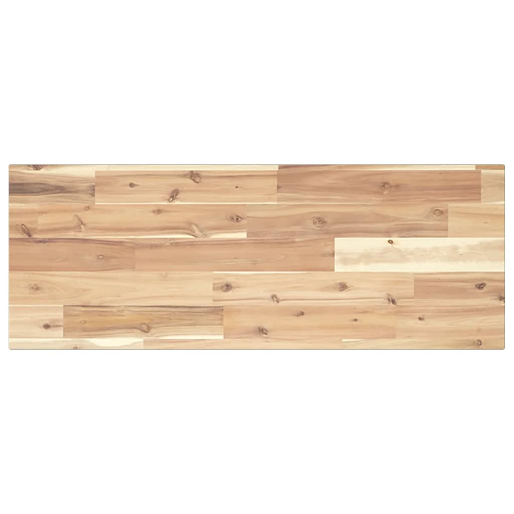 Flytende hylle 80x30x2 cm ubehandlet heltre akasie