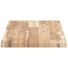 Flytende hyller 2 stk 80x30x2 cm ubehandlet heltre akasie