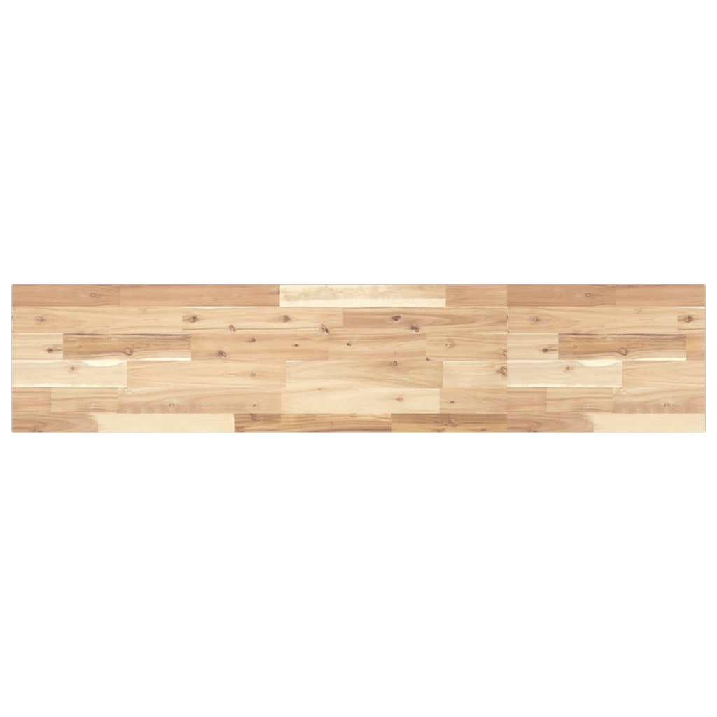 Flytende hylle 140x30x2 cm ubehandlet heltre akasie