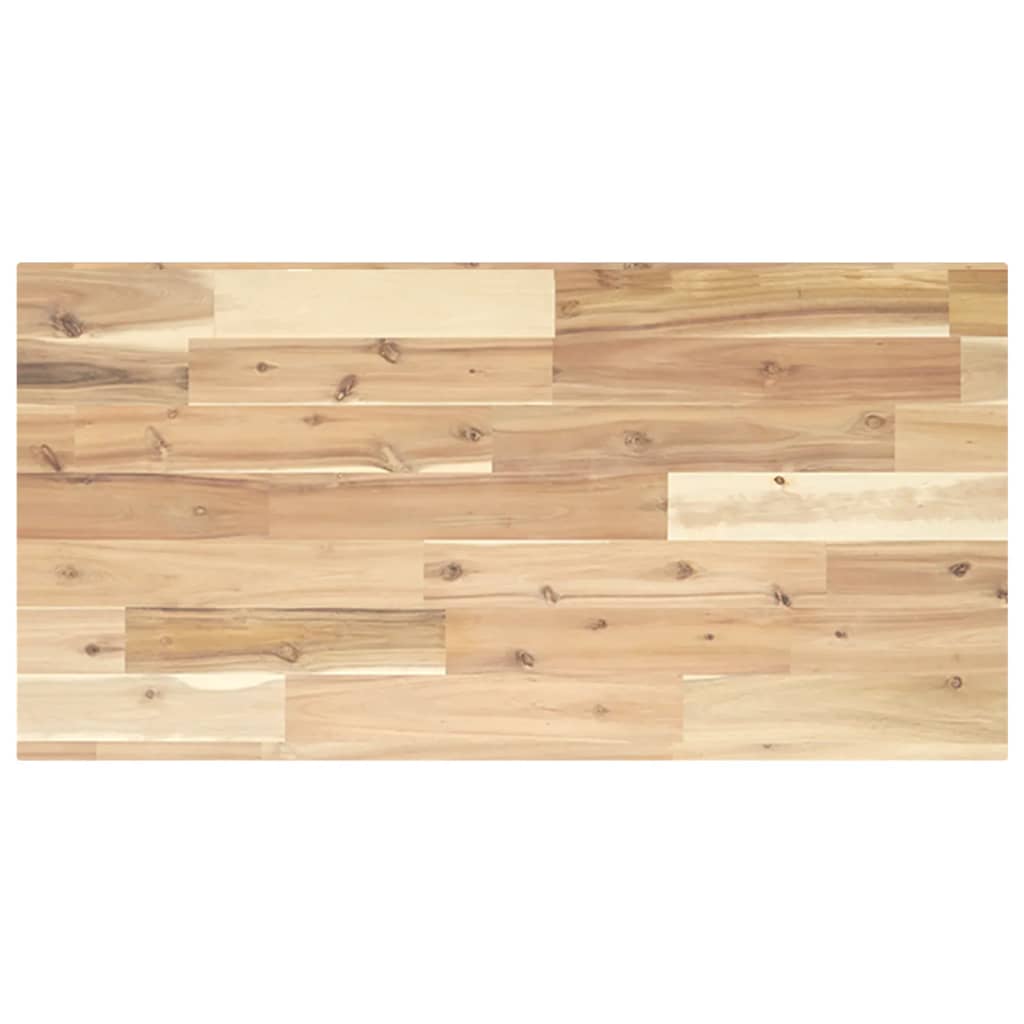Flytende hylle 100x40x2 cm ubehandlet heltre akasie