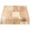 Flytende hyller 4 stk 80x20x4 cm ubehandlet heltre akasie