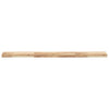 Flytende hyller 2 stk 140x20x4 cm ubehandlet heltre akasie