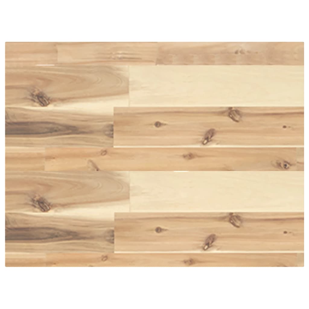 Flytende hyller 2 stk 40x30x4 cm ubehandlet heltre akasie
