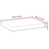 Flytende hylle 60x30x4 cm ubehandlet heltre akasie