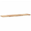 Flytende hyller 2 stk 120x30x4 cm ubehandlet heltre akasie