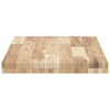 Flytende hyller 2 stk 80x40x4 cm ubehandlet heltre akasie