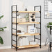 Flytende hyller 4 stk 80x40x4 cm ubehandlet heltre akasie