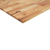 Flytende hyller 2 stk 140x20x2 cm oljebehandlet heltre akasie