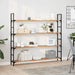 Flytende hyller 4 stk 160x20x2 cm oljebehandlet heltre akasie