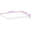 Flytende hyller 2 stk 40x30x2 cm oljebehandlet heltre akasie