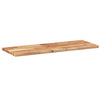 Flytende hyller 2 stk 80x30x2 cm oljebehandlet heltre akasie