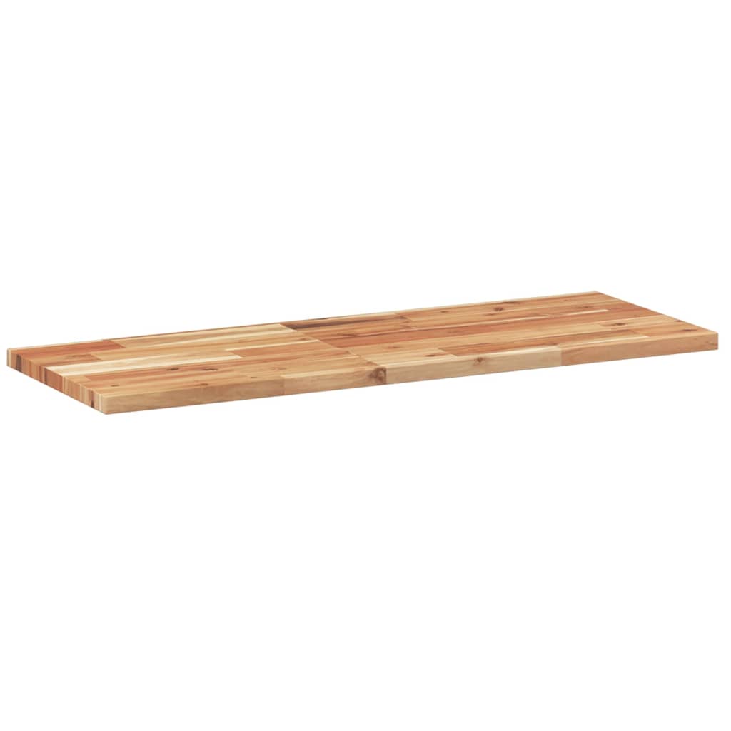 Flytende hyller 4 stk 100x30x2 cm oljebehandlet heltre akasie