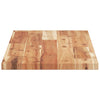 Flytende hyller 4 stk 100x30x2 cm oljebehandlet heltre akasie