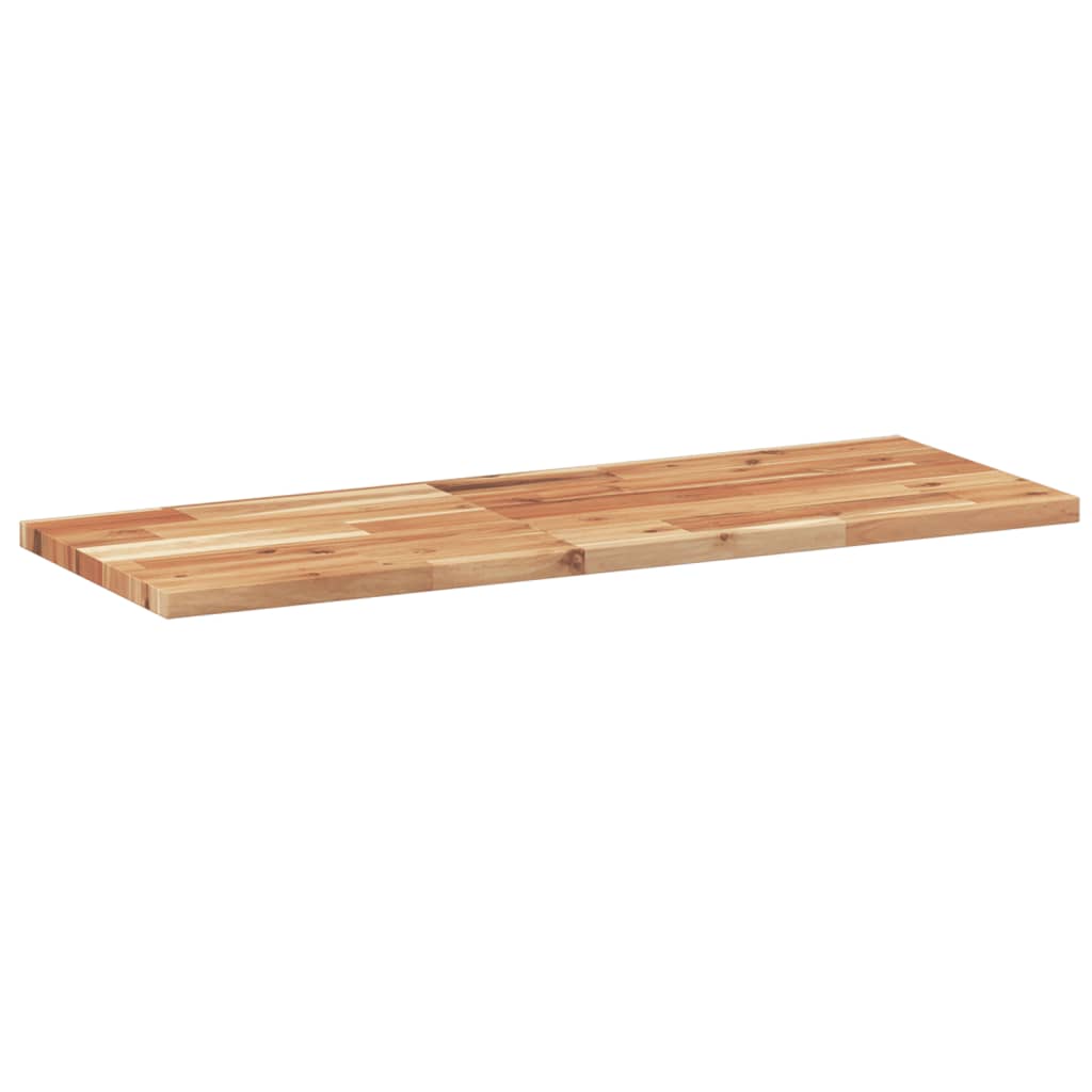 Flytende hyller 4 stk 100x30x2 cm oljebehandlet heltre akasie