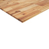 Flytende hyller 2 stk 120x40x2 cm oljebehandlet heltre akasie