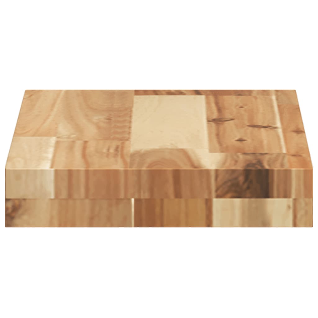 Flytende hyller 3 stk 40x20x4 cm oljebehandlet heltre akasie