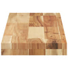 Flytende hyller 2 stk 80x20x4 cm oljebehandlet heltre akasie