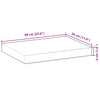 Flytende hyller 4 stk 60x30x4 cm oljebehandlet heltre akasie
