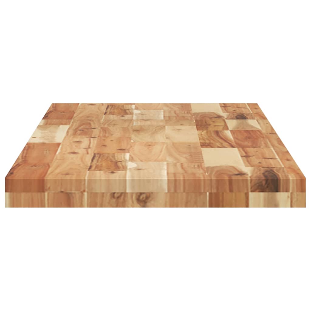 Flytende hyller 2 stk 120x40x4 cm oljebehandlet heltre akasie