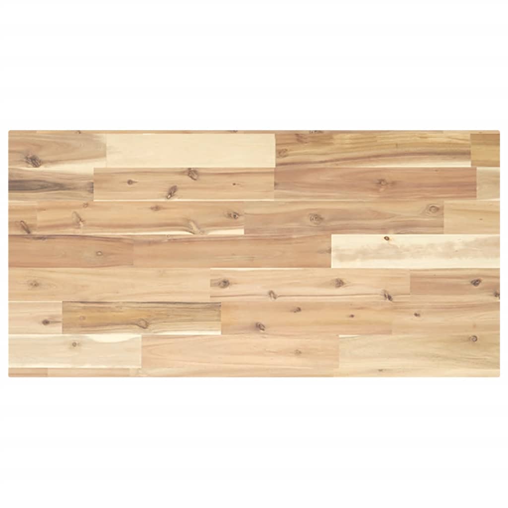 Plate til baderomsskap ubehandlet 80x40x2 cm heltre akasie