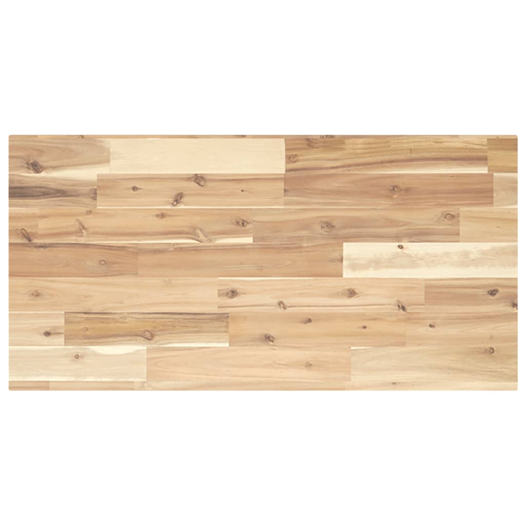 Plate til baderomsskap ubehandlet 100x40x2 cm heltre akasie