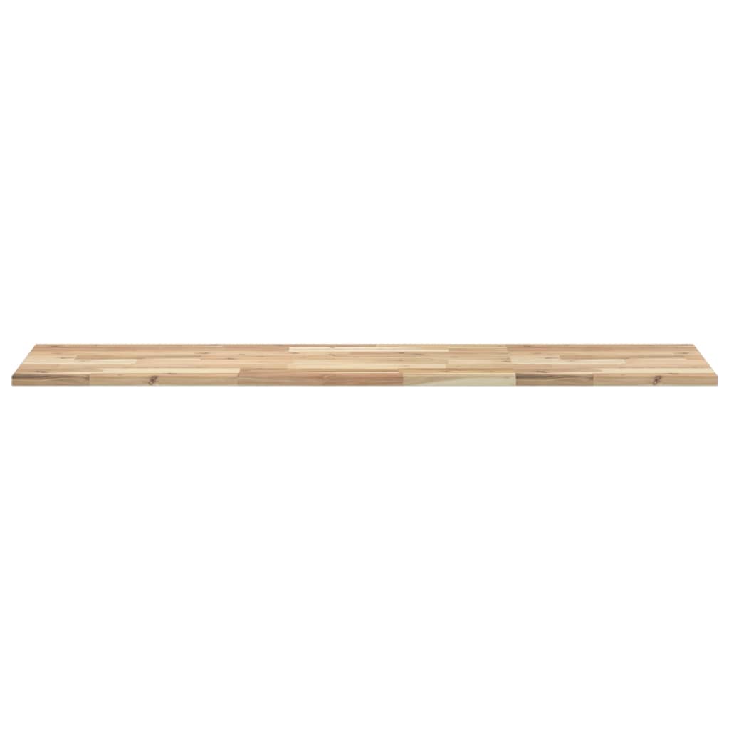 Plate til baderomsskap ubehandlet 120x40x2 cm heltre akasie