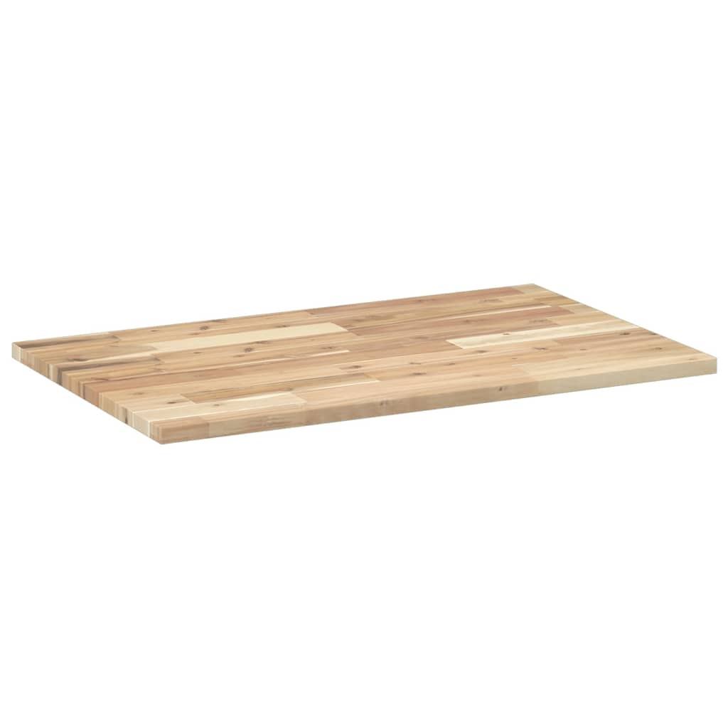 Plate til baderomsskap ubehandlet 100x50x2 cm heltre akasie