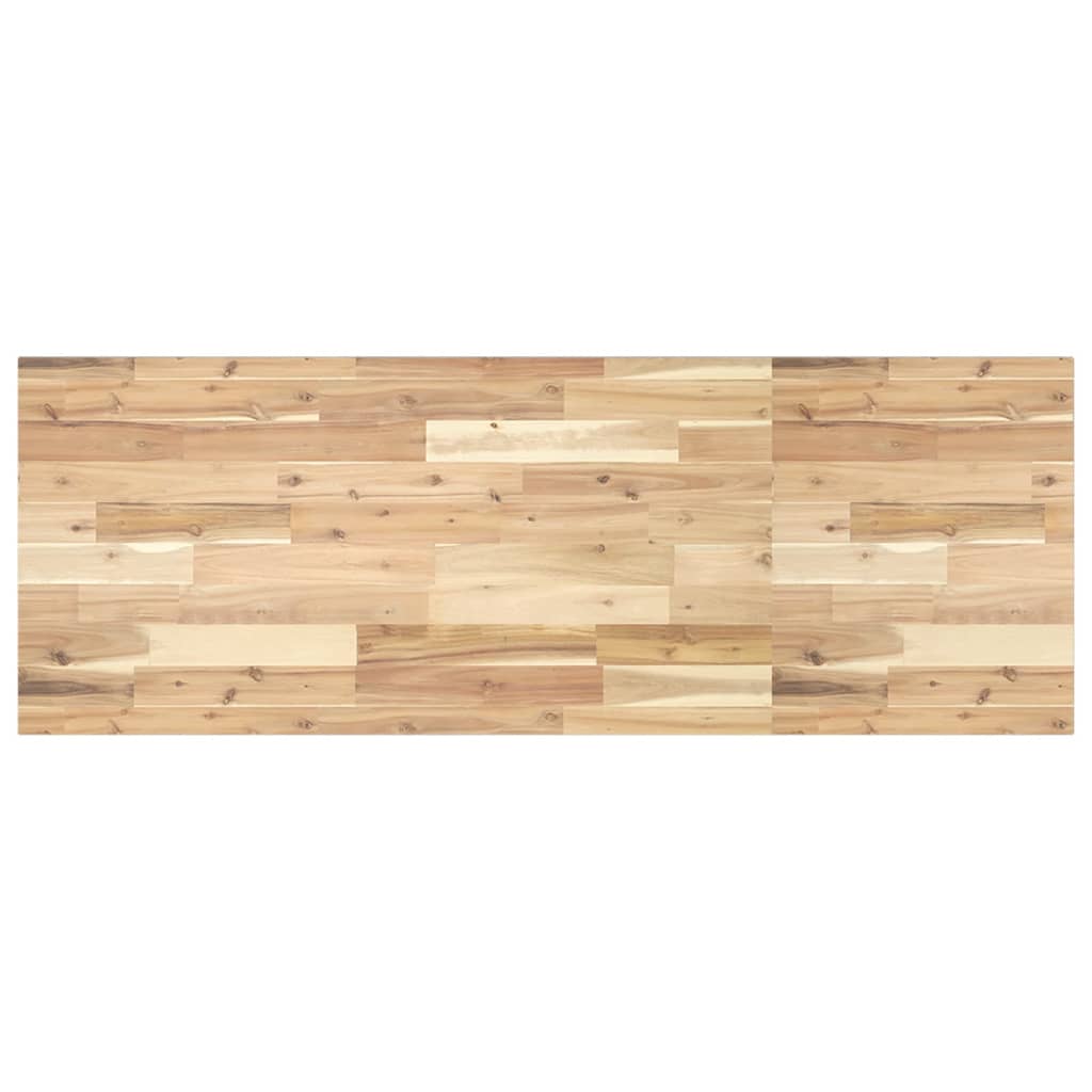 Plate til baderomsskap ubehandlet 160x50x2 cm heltre akasie