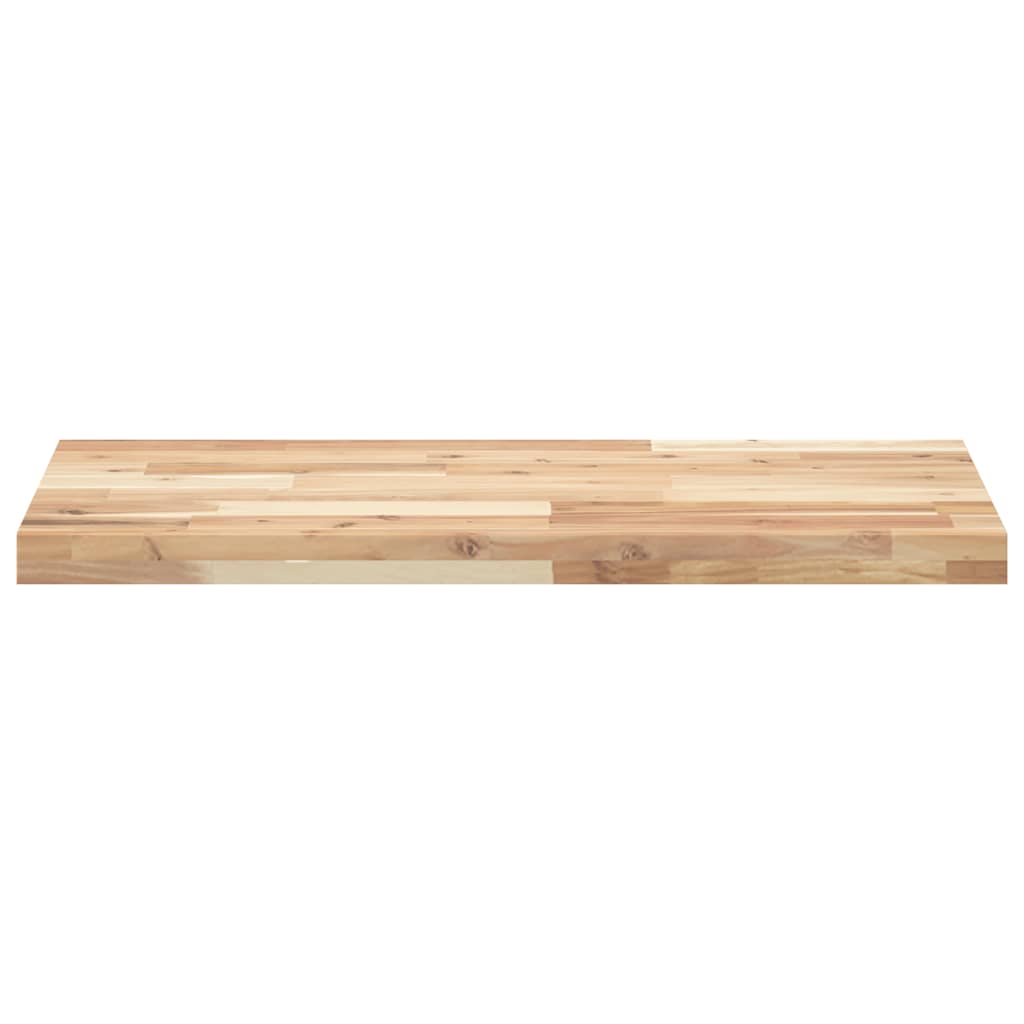 Plate til baderomsskap ubehandlet 140x40x4 cm heltre akasie