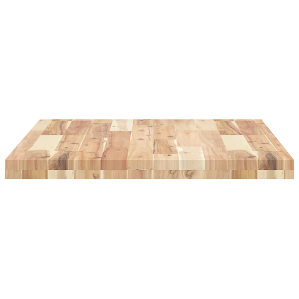 Plate til baderomsskap ubehandlet 80x60x4 cm heltre akasie