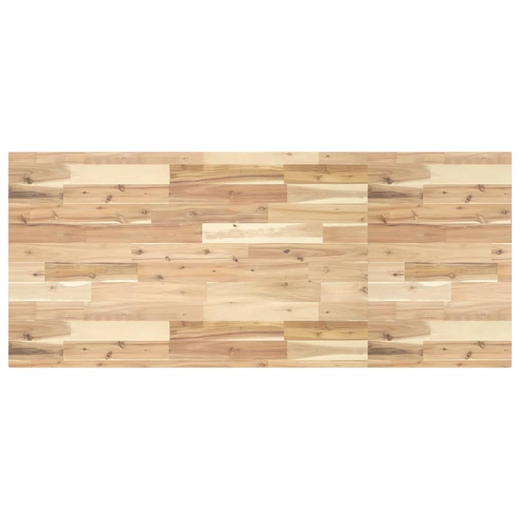 Plate til baderomsskap ubehandlet 120x60x4 cm heltre akasie