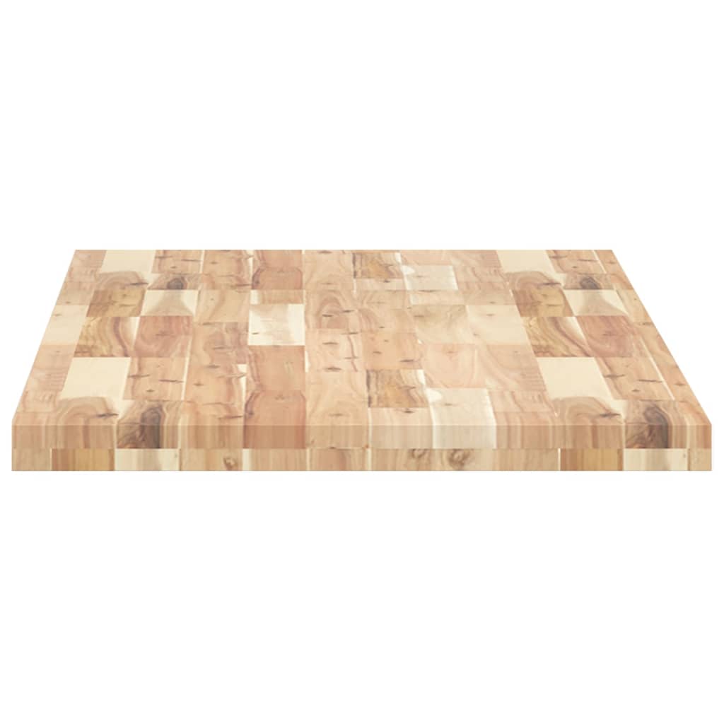 Plate til baderomsskap ubehandlet 140x60x4 cm heltre akasie