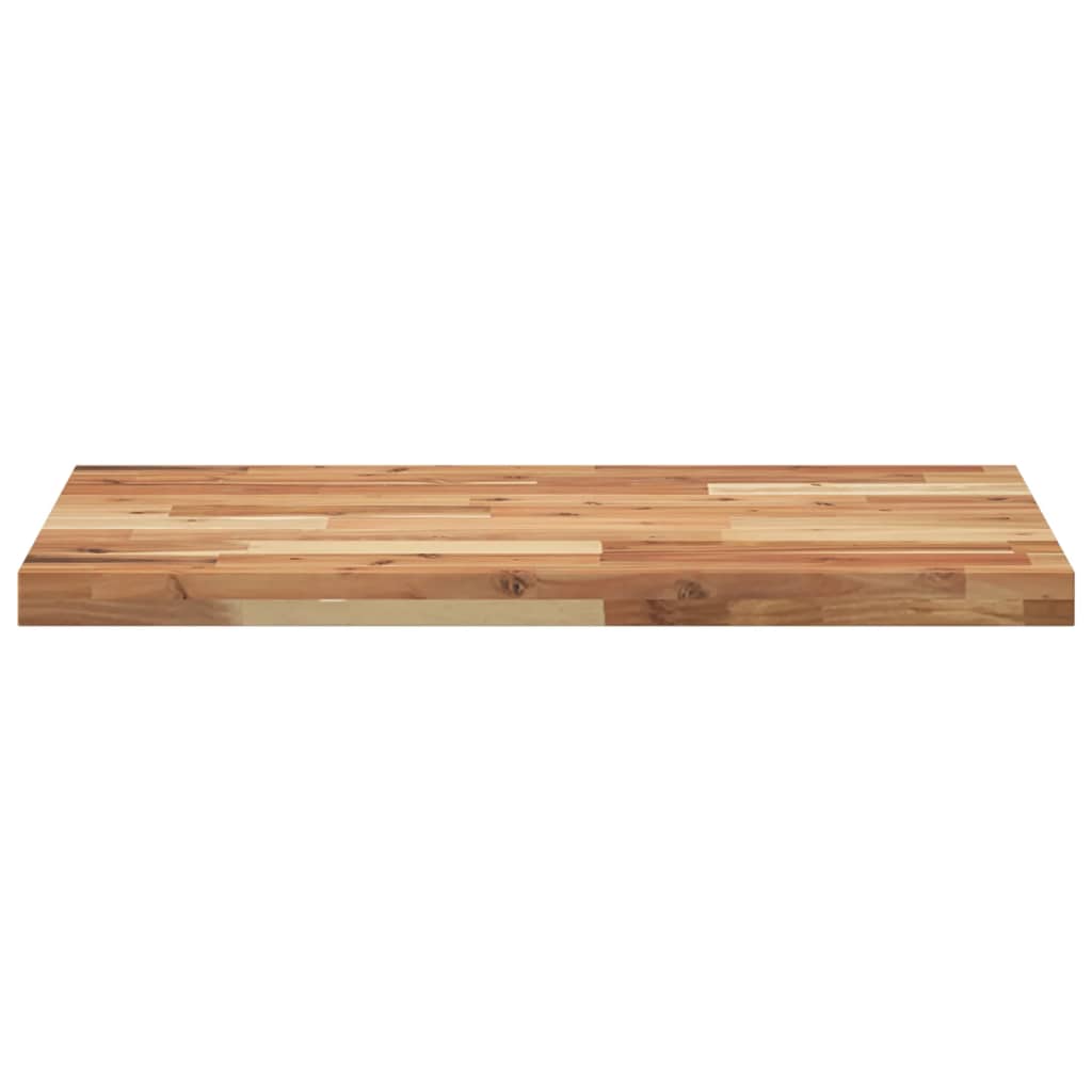 Plate til baderomsskap med finish 100x50x4 cm heltre akasie