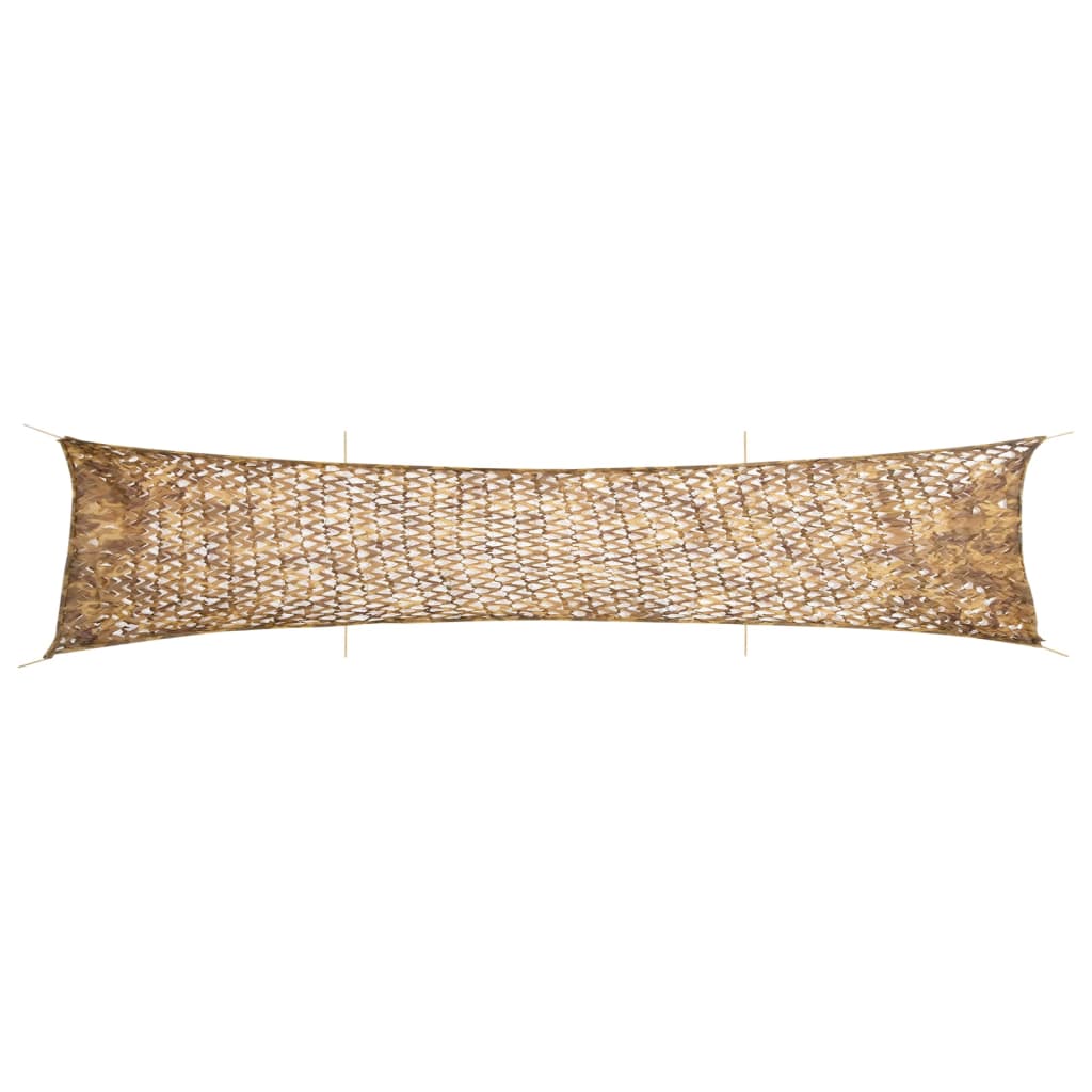 Kamuflasjenett med oppbevaringspose 706x140 cm sand